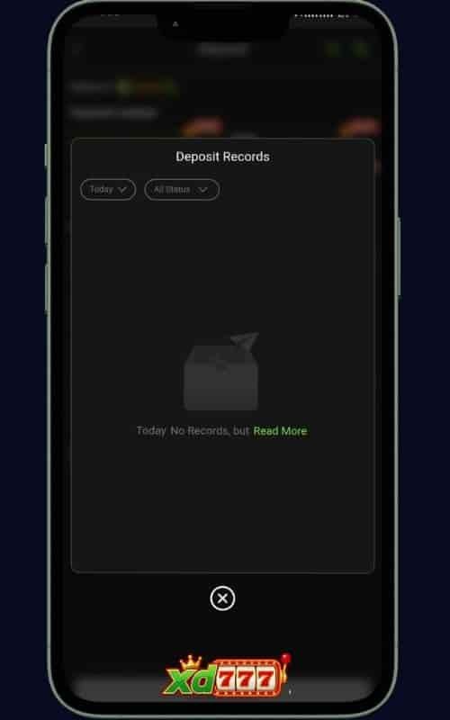 XD 777 Game Deposit records